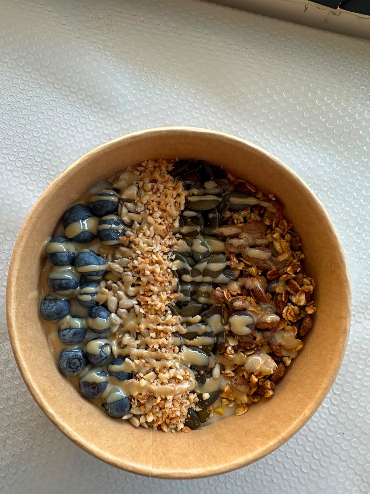 Bluberry rice cream